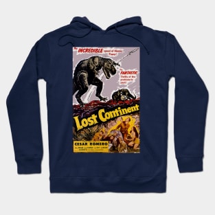 Classic Science Fiction Movie Poster - Lost Continent Hoodie